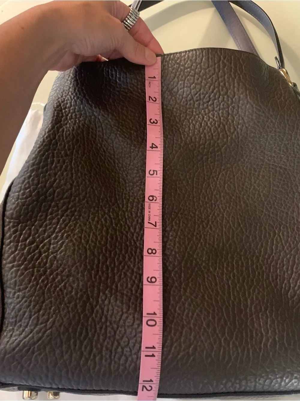 Coach Edie Shoulder Bag in Chestnut and Light Gold EUC.